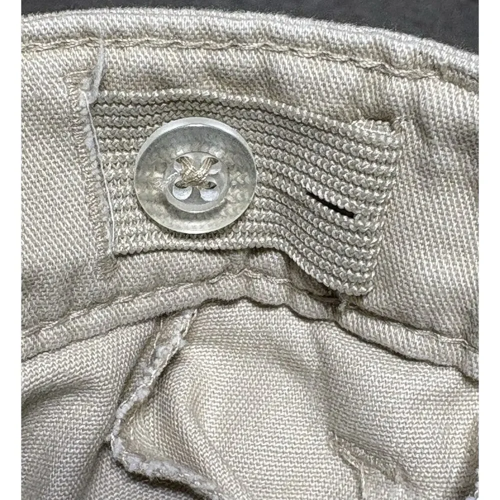 Lot Of 2 Old Navy Girls Uniform Dress Bermuda Shorts Khaki Adjustable Size 10
